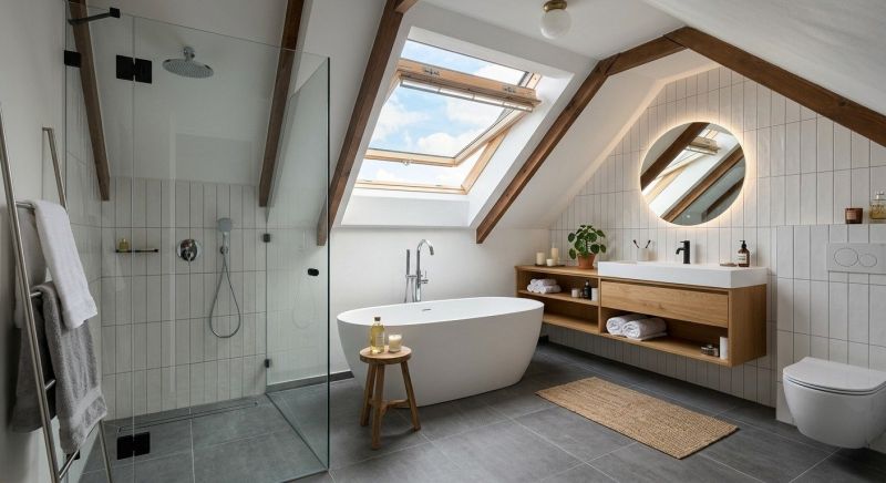 Attic Bathroom Remodeling in Atlantic County, NJ